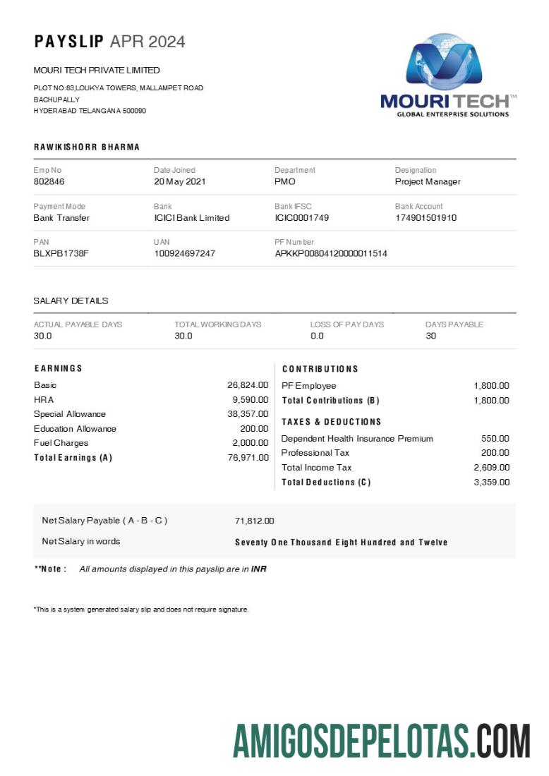 Em branco Modelo de recibo de pagamento MOURI Tech em formatos Word e PDF.pdf, 1